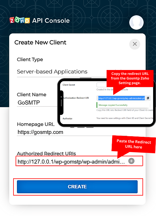 zoho_create_client zoho_create_client
