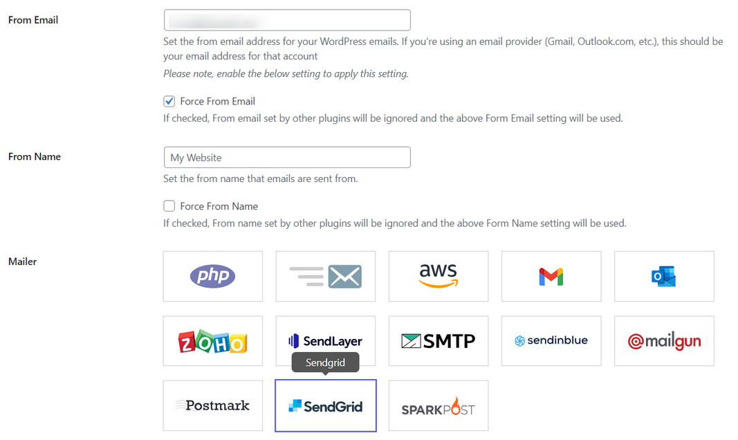 sendgrid-common-fields sendgrid-common-fields