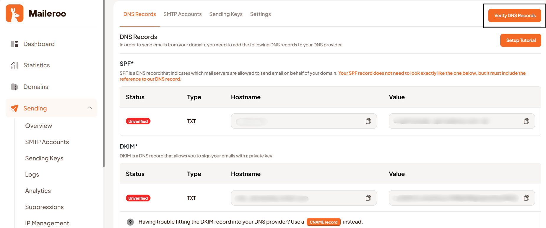maileroo_verify_dns_record