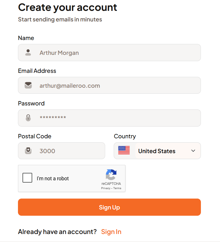 maileroo_signup_form